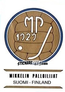 Sticker Mikkelin Palloilijat - Badges football clubs - Panini