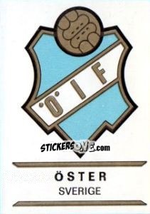 Cromo Öster - Badges football clubs - Panini