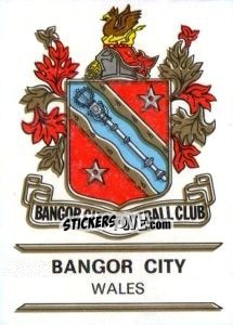 Sticker Bangor City - Badges football clubs n. 301 - Panini