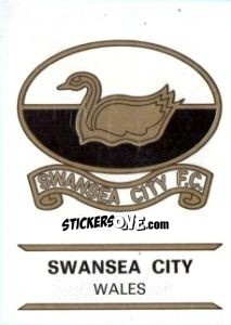 Figurina Swansea City - Badges football clubs - Panini