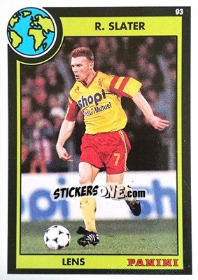 Sticker Robby Slater - U.N.F.P. Football Cards 1992-1993 - Panini