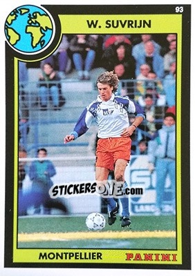 Sticker Wilbert Suvran - U.N.F.P. Football Cards 1992-1993 - Panini