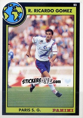 Sticker Ramundo Ricardo Gomes - U.N.F.P. Football Cards 1992-1993 - Panini