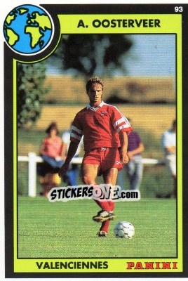 Sticker Arnold Oosterveer - U.N.F.P. Football Cards 1992-1993 n. 45 - Panini