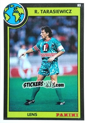 Sticker Ryszard Tarasiewicz - U.N.F.P. Football Cards 1992-1993 - Panini