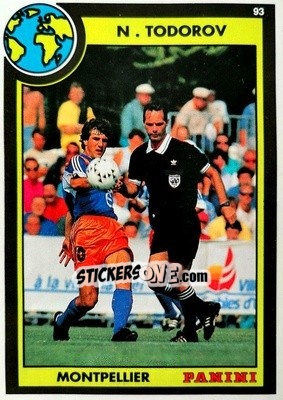 Cromo Nicolai Todorov - U.N.F.P. Football Cards 1992-1993 n. 55 - Panini