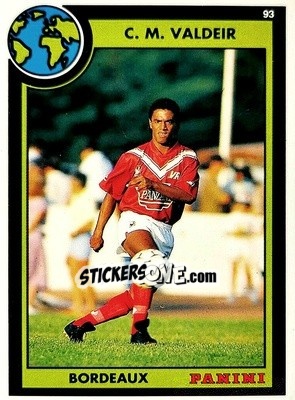 Sticker Caelso Moraire Valdier - U.N.F.P. Football Cards 1992-1993 n. 61 - Panini