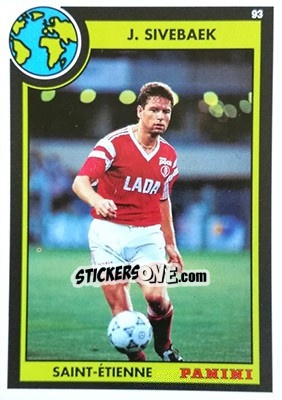 Figurina John Sivebaek - U.N.F.P. Football Cards 1992-1993 - Panini