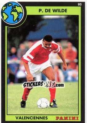 Sticker Pascal De Wilde - U.N.F.P. Football Cards 1992-1993 - Panini