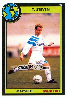 Sticker Trevor Steven - U.N.F.P. Football Cards 1992-1993 n. 67 - Panini