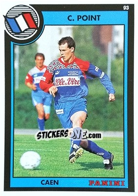 Sticker Christophe Point - U.N.F.P. Football Cards 1992-1993 n. 79 - Panini