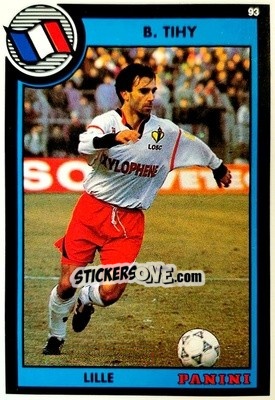 Figurina Benoit Tihy - U.N.F.P. Football Cards 1992-1993 - Panini