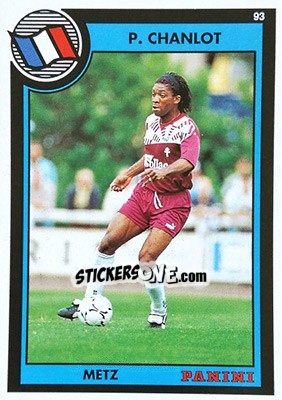 Cromo Philippe Chanlot - U.N.F.P. Football Cards 1992-1993 - Panini