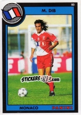 Sticker Marcel Dib - U.N.F.P. Football Cards 1992-1993 n. 112 - Panini