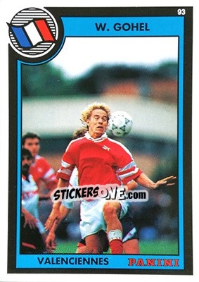 Sticker Wittned Gohel - U.N.F.P. Football Cards 1992-1993 - Panini