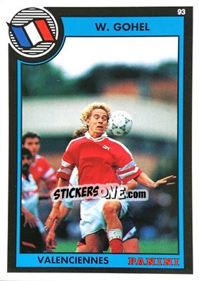 Sticker Wittned Gohel - U.N.F.P. Football Cards 1992-1993 n. 151 - Panini