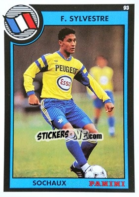Sticker Franck Sylvestre - U.N.F.P. Football Cards 1992-1993 - Panini