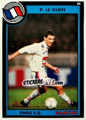 Cromo Paul Le Guen - U.N.F.P. Football Cards 1992-1993 - Panini