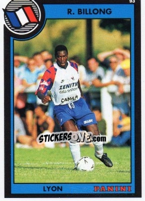 Sticker Romarin Billong - U.N.F.P. Football Cards 1992-1993 - Panini