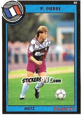 Cromo Pascal Pierre - U.N.F.P. Football Cards 1992-1993 - Panini
