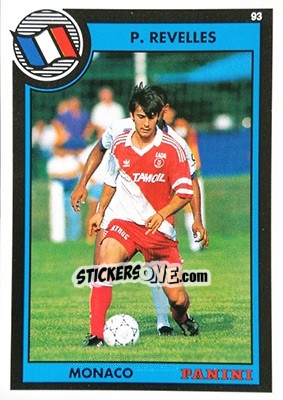 Sticker Patrick Revelles - U.N.F.P. Football Cards 1992-1993 n. 222 - Panini