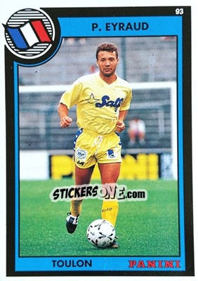 Cromo Patrice Eyraud - U.N.F.P. Football Cards 1992-1993 - Panini