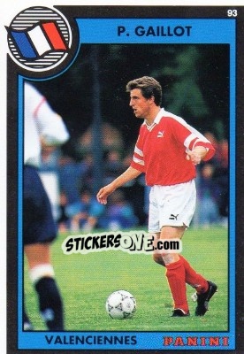Figurina Philipp Gaillot - U.N.F.P. Football Cards 1992-1993 - Panini
