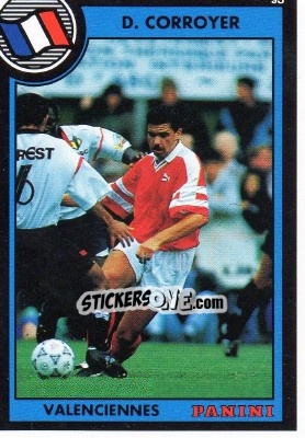 Cromo Dominique Corroyer - U.N.F.P. Football Cards 1992-1993 - Panini