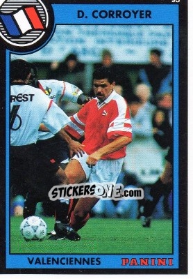 Cromo Dominique Corroyer - U.N.F.P. Football Cards 1992-1993 n. 254 - Panini