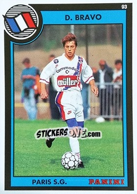 Sticker Daniel Bravo - U.N.F.P. Football Cards 1992-1993 - Panini