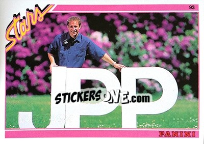 Sticker Jean-Pierre Papin - U.N.F.P. Football Cards 1992-1993 n. 288 - Panini