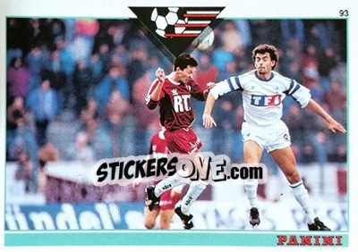 Figurina Gerald Baticle - U.N.F.P. Football Cards 1992-1993 - Panini