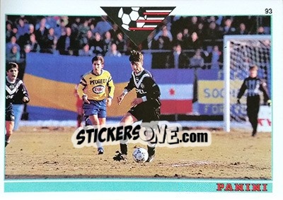 Sticker Christophe Dugarry - U.N.F.P. Football Cards 1992-1993 n. 307 - Panini