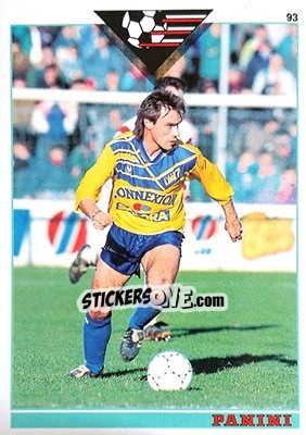 Figurina Michel Pineda - U.N.F.P. Football Cards 1992-1993 n. 313 - Panini
