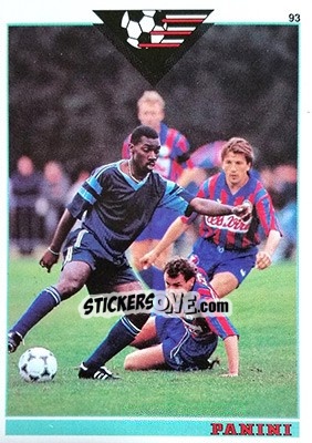 Sticker Joel Tiehi - U.N.F.P. Football Cards 1992-1993 n. 318 - Panini
