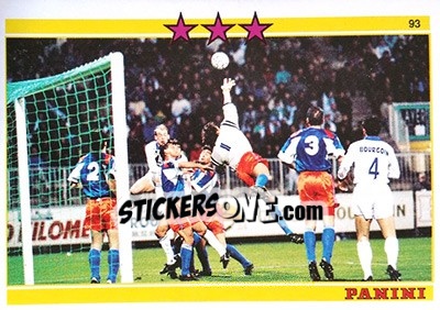 Sticker Actions Spectaculaires - U.N.F.P. Football Cards 1992-1993 n. 323 - Panini