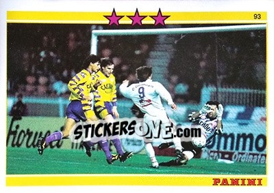 Sticker Actions Spectaculaires - U.N.F.P. Football Cards 1992-1993 n. 327 - Panini