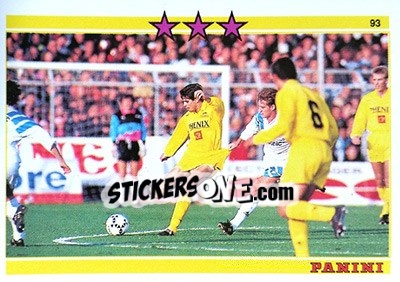 Sticker Actions Spectaculaires - U.N.F.P. Football Cards 1992-1993 n. 334 - Panini