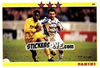 Sticker Actions Spectaculaires - U.N.F.P. Football Cards 1992-1993 n. 335 - Panini