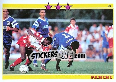 Sticker Actions Spectaculaires - U.N.F.P. Football Cards 1992-1993 n. 338 - Panini