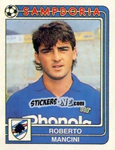 Sticker Roberto Mancini - Calciatori 1986-1987 n. 253 - Panini