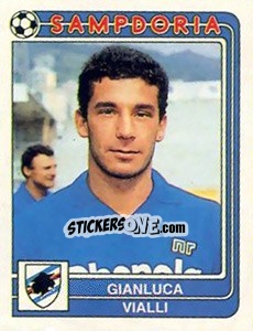 Sticker Gianluca Vialli - Calciatori 1986-1987 - Panini