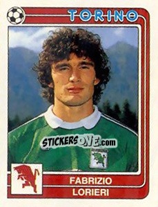 Cromo Fabrizio Lorieri - Calciatori 1986-1987 - Panini
