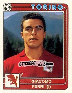 Sticker Giacomo Ferri - Calciatori 1986-1987 - Panini