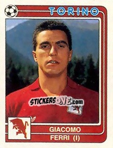 Sticker Giacomo Ferri - Calciatori 1986-1987 n. 264 - Panini