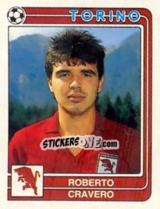 Sticker Roberto Cravero - Calciatori 1986-1987 - Panini
