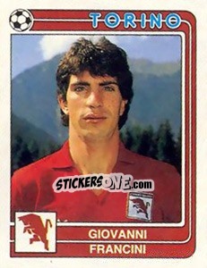 Cromo Giovanni Francini - Calciatori 1986-1987 - Panini
