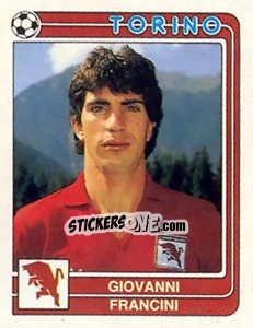 Sticker Giovanni Francini - Calciatori 1986-1987 n. 266 - Panini