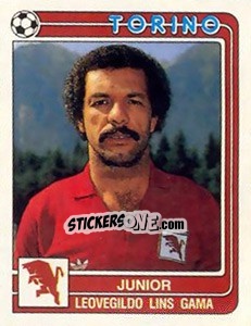 Sticker Junior Leovegildo Lins Gama - Calciatori 1986-1987 n. 267 - Panini