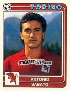 Cromo Antonio Sabato - Calciatori 1986-1987 - Panini